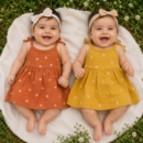 Muslin knotted frocks - Combo 1